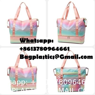 handle bag, handy bag, travel bag, Women Tote Bag, Quilted Puffer Work Shoulder Bag With Laptop Compartment Trolley Sleeve, Large Puffy Travel Handbag