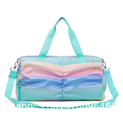 Travel Duffle Bag, Waterproof Sport Tote Gym Bag For Women Men, Overnight Weekender Carry On Bag With Wet Pocket