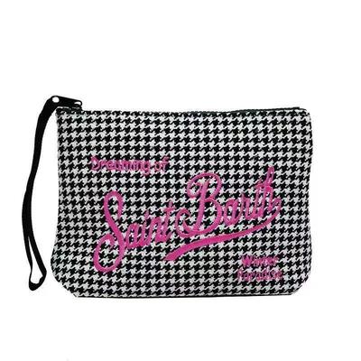 Wholesale Custom Logo Straw Clutch Makeup Bag With Zipper Durable Logo Pattern Flat Bag For Outdoor Activities Evening Clutch Bags for Women