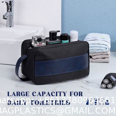 Sustainable Travel Toiletry Bag - Large Toiletry Bag For Men, Water Resistant Skincare Bag, Travel Bag For Toiletries