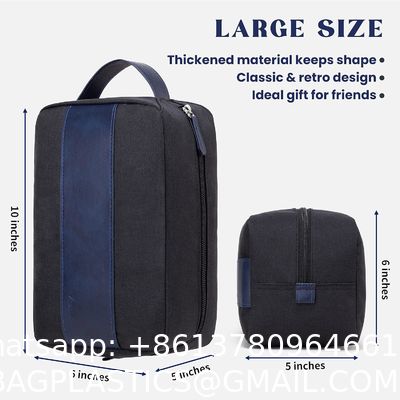Sustainable Travel Toiletry Bag - Large Toiletry Bag For Men, Water Resistant Skincare Bag, Travel Bag For Toiletries