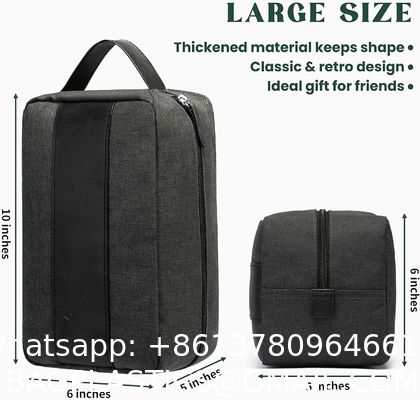 Sustainable Travel Toiletry Bag - Large Toiletry Bag For Men, Water Resistant Skincare Bag, Travel Bag For Toiletries