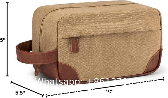 Travel Toiletry Bag For Women And Men, Water-Resistant Shaving Bag For Toiletries Accessories, Foldable Storage Bags With Divider And Handle For Cosmetics Toiletries Brushes Tools
