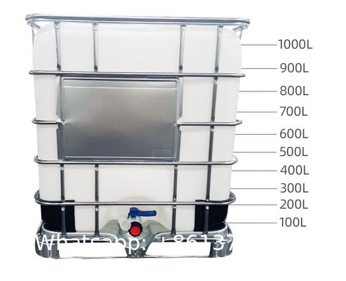 500 Liter 1000l 1500l 2000l Stainless Steel Tote Tank Ibc / Food Grade Water Liquid Storage Container Ibc Tank