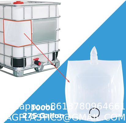 IBC Tote Cover,IBC Water Storage Tank Liner Bag For 275 Gallon,20c Thickness Clear Protective Liner Bags,Protection Accessories For 1000L Rain Catcher Barrel(Only Lining Bag)