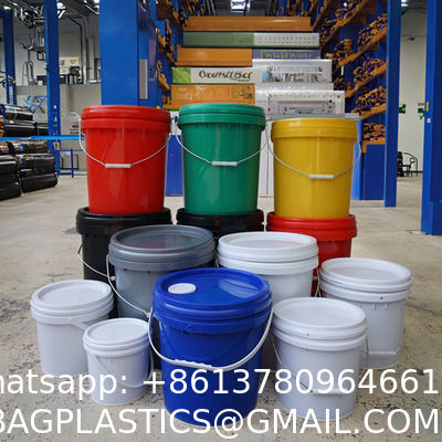 Gallon Bucket With Lid And Handle, Large Plastic Storage Paint Pail Brine, Fermenting For Beer, Wine Or Any Other Fermented Beverage Liter Round Plastic Bucket Thickened and Covered for Paint Engine