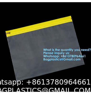 Metal zipper bag, Metal slider bag, Logo Printed Biodegradable Matte Frosted Zip Lock Recycled Custom Garment Zipper Bags For Clothing Packaging