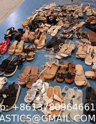 Grade AAA High Quality Old Stock Clearance Wholesale Bales Prices Woman Shoes Stock Lot Japan Korea Second Hand Shoes In China Surplus Stock Clearance Used Name Brand Luxury Ladies Used Shoes