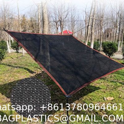 Wholesale HDPE Mono Green Agriculture Shade Tarps UV Treated Windbreaker Dump Truck Mesh For Outdoor Use Plain Style Mesh Tarp with Grommets, Resistant Garden Sun Shade Netting with Taped Edge