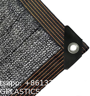 Wholesale HDPE Mono Green Agriculture Shade Tarps UV Treated Windbreaker Dump Truck Mesh For Outdoor Use Plain Style Mesh Tarp with Grommets, Resistant Garden Sun Shade Netting with Taped Edge