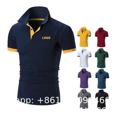Unisex Solid Pattern Yarn Dyed High Quality Cotton Knitted Fabric Men'S Oversized Plain T-Shirt Anti-Wrinkle Anti-Shrink School Uniform Sport Dry Fit Printed T Shirt Golf Polo Polyester Polo Shirt