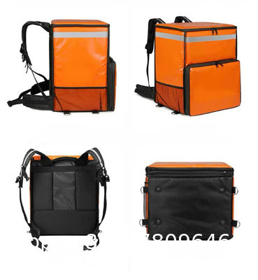 ODM/OEM Factory Customization Portable Large Reusable Delivery Motorcycle Food Delivery Bag For Pizza Takeaway Rider Food Waterproof Thicken Outdoor Backpack Food Delivery Insulated Pizza Bag