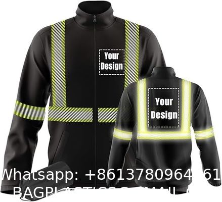 Safety Vest HI VIS Pockets Security High Visibility Reflective Mesh Industrial Security Vest Industrial Reflective Work Vest Reflective Tape Jacket Cycling Running HI VIS Reflective Safety Vest