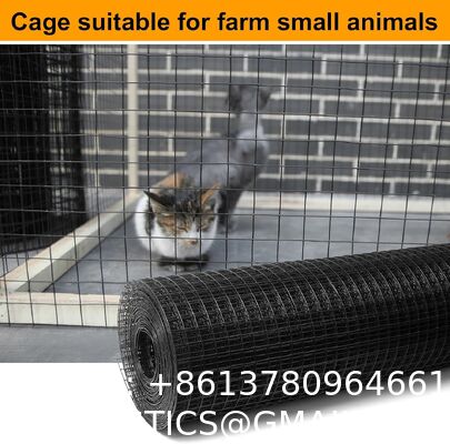 Chicken Wire Fencing, 19Gauge, Vinyl PVC Coated Mesh, Welded Wire Mesh, Perfect For Gopher Wire, Rodent Mesh, Tree Guard, Chicken Coop