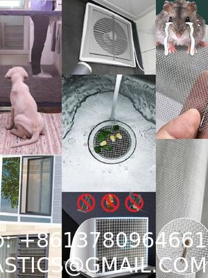 Mesh 304 Stainless Steel Woven Wire Vent Screen Roll - Fine Mesh & Cloth Vent Screen Dutch Weave Knitted Stainless Steel Wire Mesh Woven for Bending & Welding Cut to Size Services Available