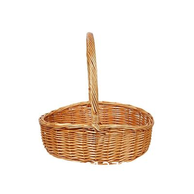 OEM Large Gift Basket Bread Flower Picnic Handmade Woven Custom Straw Wicker Rattan Storage Basket Wicker Gift Baskets Bread Flower Picnic Handmade Woven Custom Wicker Rattan Storage Basket