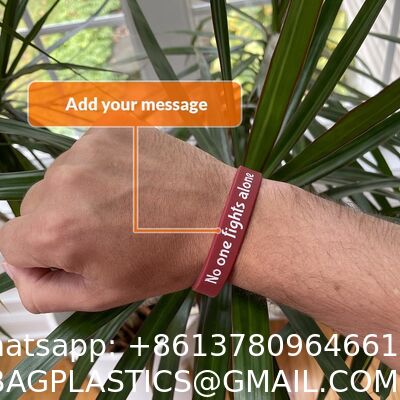 Custom Rubber Bracelets Bulk Personalized Silicone Wirstbands With Picture Text, Clipart, Logo, Message, Customzied Silicone Wristbands Bulk For Fundraisers, Awareness