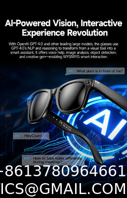 Ai Smart Glasses Bluetooth 5.4 With Translation For Men Women 160+Languages Color-Change Lens Power By Chat GPT Assistant Free App Translator Glasses Meeting,Driver,Travel