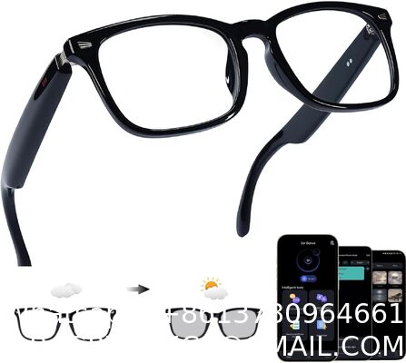 AI Smart Glasses For Men And Women With Chat GPT, Bluetooth Translation Glasses With 164 Languages And Color-Change Lens, Music Playback, Hands-Free Calls, UV & Blue Light Protection