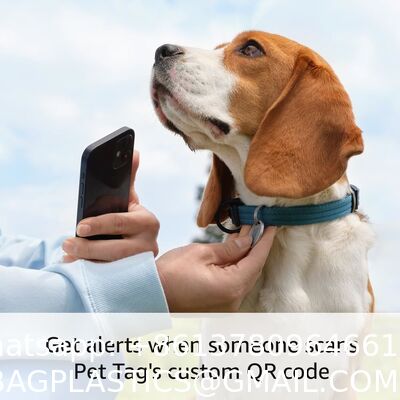 QR tag Ring Pet Tag QR Code Tag Silicone tag rubber tag Personalized Metal Text Stainless Steel Diy Custom Logo Necklace Pet Dog ID Handmade Gifts China Jewelry Pendant Hang Name Tag