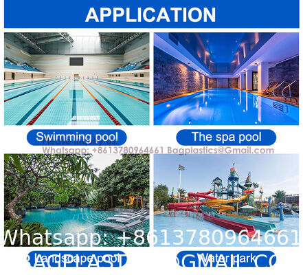 Solar Pool Cover, Pool Bubble Cover, 600 Micron Pools Solar Blanket With Dual Heat-Locking Air Layer For Pools, Daytime Heat Absorption, Nighttime Heat Retention, Blue & Silver, Cuttable