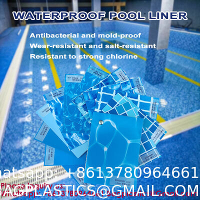 Variety Of Popular PVC Mosaic Colors For Pool Foil Liner Membrane Wall Mounted Portable Pool Surface Skimmer Small Dog Pool PVC Swimming Pool Liner 1.0mm 1.5mm Pond Liner Membrane Price for Swimming