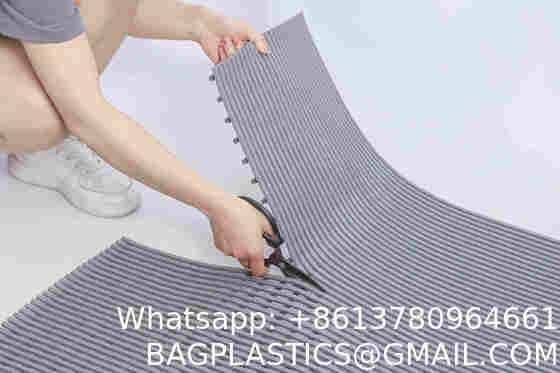 Open Grid Two Layer Construction Cozy Swimming Pool Barefoot Mat Drainage PVC Non-Slip PVC Grid Matting Self-Draining Mat