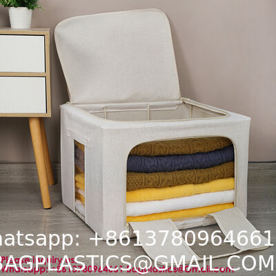 Clothes Storage Bags, 16 Gallon Storage Containers With Reinforced Handle, Sturdy Zipper, Closet Organizer For Blanket, Comforter, Pillow, Bedding