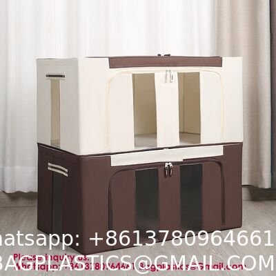 Heavy Duty Blanket Storage Bags Clothes Storage Foldable Closet Organizers Containers With Reinforced Handle For Clothing, Blanket, Comforters, Bed Sheets, Pillows And Toys