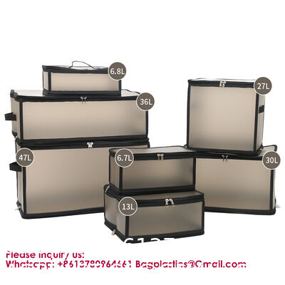 Heavy Duty Blanket Storage Bags Clothes Storage Foldable Closet Organizers Containers With Reinforced Handle For Clothing, Blanket, Comforters, Bed Sheets, Pillows And Toys