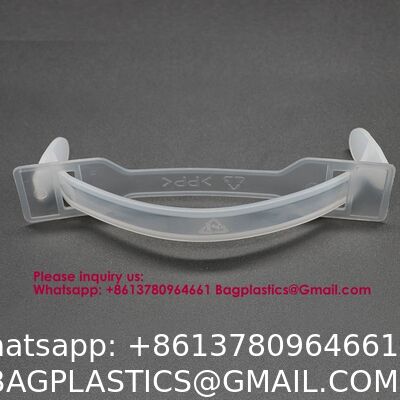 Fasten Handle For Milk Packaging Box Plastic Handle PP Transparent Plastic Carton Handy Handle, Handle For Box, Handle For Bag, Carrier Handle Handy, Lift Handle