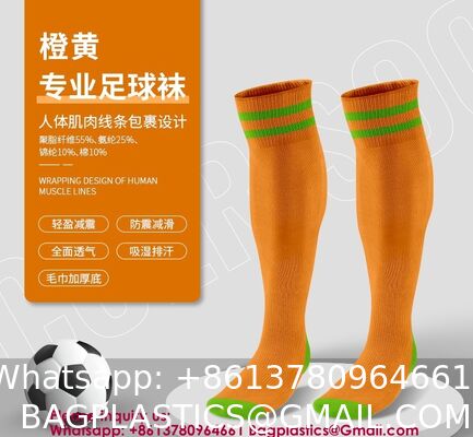 Cotton Soccer Socks Cushion Striped Baseball Uniform Boys World Cup Sock Toddler Girls Knee High Socks Mens Womens Knee High Striped Athletic Sports Softball Baseball Pack