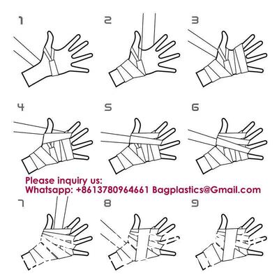 Kinesiology Tape Sports Bandage Medical Tapes Tape Kinesiology Tapes Sport Tapes Self-Adhesive Bandage Elastic Adhesive Bandage Elastic Bandage Medical Dressing Roll Wound Plaster Adhesive Patch