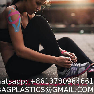 Cotton Precut Kinesiology Tape Waterproof Sports Strapping Tape For Physical Therapy Athlete Breathable Adhesive Physical Therapy Elastic Sport Athlete Training Kinesiology Tapes