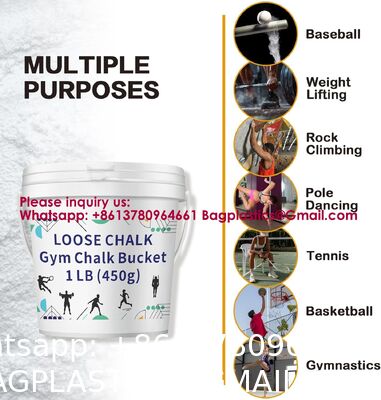 1 LB Loose Gym Chalk Bucket - Premium Powder Chalk, Multi-Purpose For Weightlifting, Gymnastics, Workouts, Magnesium Carbonate Gymchalk Blocks Chalk Powder Loose Chalk Climbing Chalk Sport