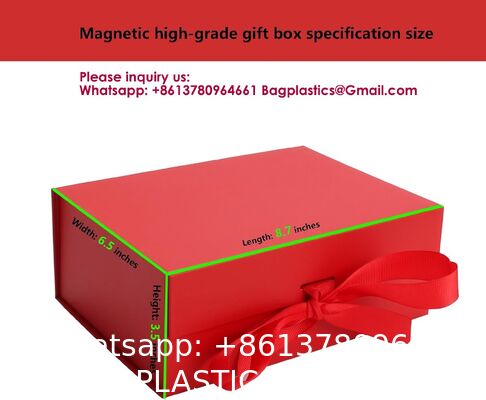 Gift Boxes With Ribbon Foldable Set Of 5 Glossy Finish Magnetic Gift Boxes For Luxury Presentations And Groomsmen Proposal Foldable Magnetic Box CARDBOARD BOX PAPER BOX